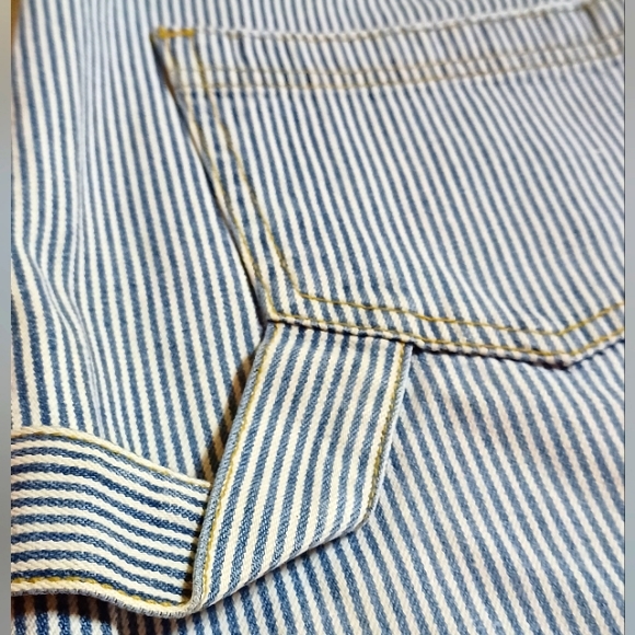 Abercrombie & Fitch Blue Striped Women's Cotton Skirt-Size 4 - Picture 9 of 11